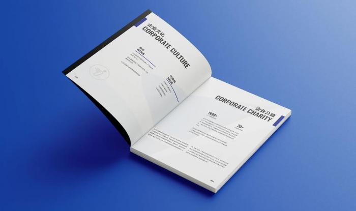 環(huán)保材質上海公司簡冊印刷，契合企業(yè)綠色品牌形象